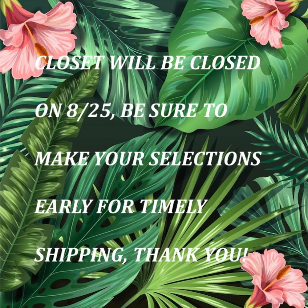 🎈Closet Closing 8/25